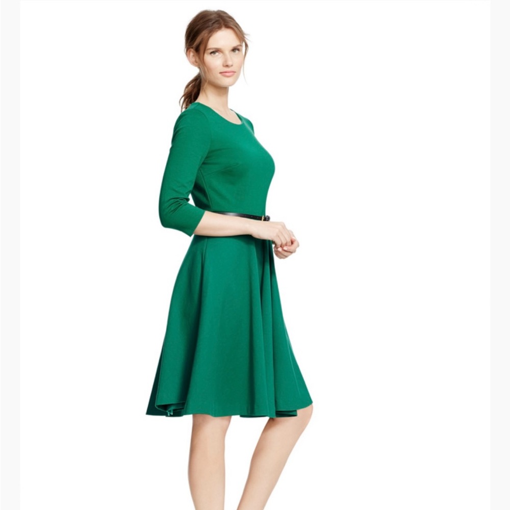 Boden Modest Ponte Skater Dress size 8